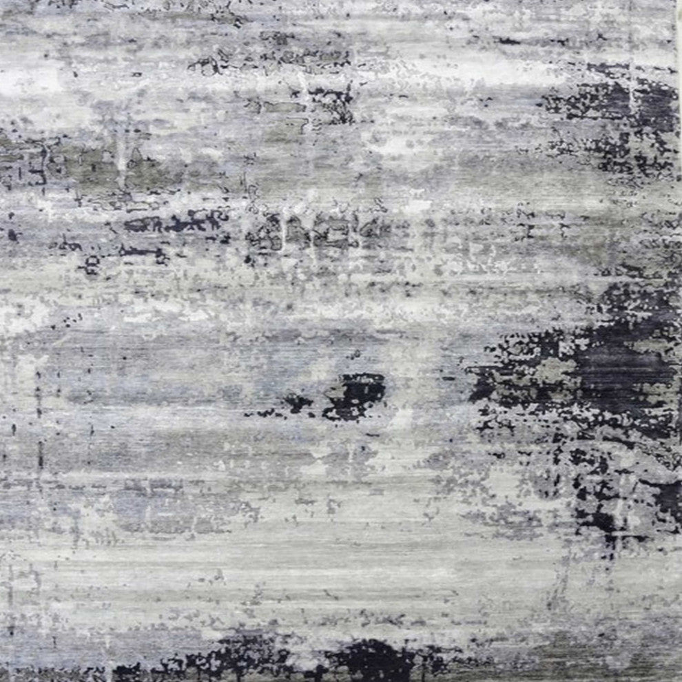 Ahgly Company Indoor Square Mid-Century Modern Area Rugs, 7' Square