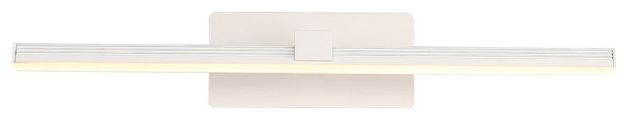 Bathroom LED Vanity Light, White, 23.8"