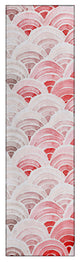 Indoor/Outdoor Seabreeze SZ5 Scarlett Machine Washable 2'3" x 7'6" Runner Rug