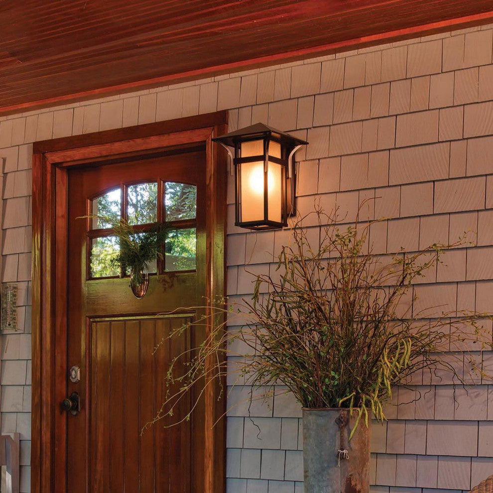 Hinkley Harbor Medium Outdoor Wall Mount Lantern, Anchor Bronze