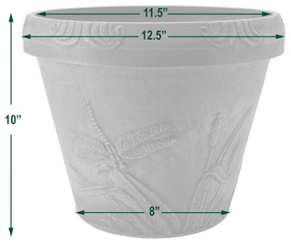 Dragonfly Pot, Chocolate