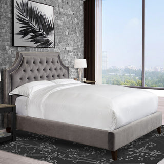 Parker Living Sleep Jasmine Bed, Flannel Grey, Queen