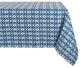 DII Blue Ikat Outdoor Tablecloth 60"x84"