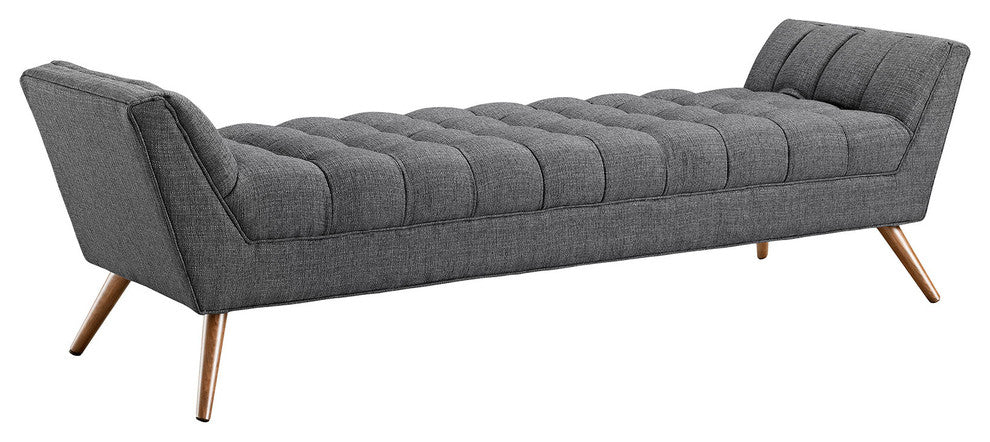 Response Fabric Bench, Gray