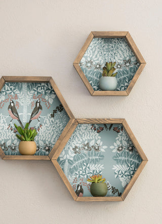 Blue Multi Otis Peel & Stick Wallpaper