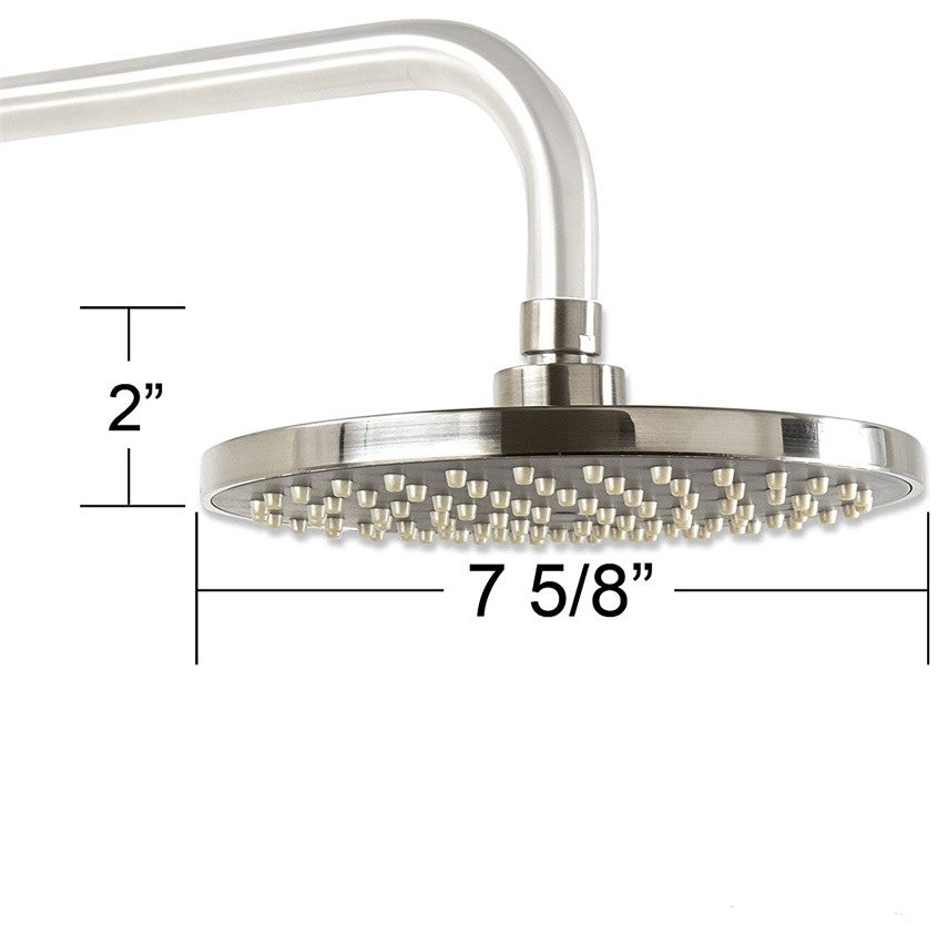 Tunas 7.5" Rainfall Shower Head With 13" Shower Arm