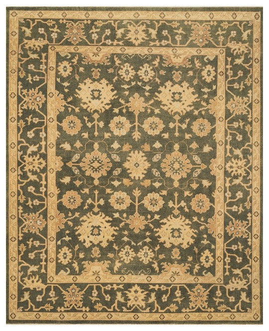 100% Fine Wool Hand Knotted Raven Vernon VN-05 Area Rug by Loloi, 2'x3'