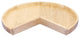 24" Wood Pie Cut Lazy Susan Shelf Only Maple Rev-A-Shelf 4WLS901-24-52