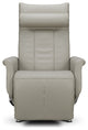 Svago Swivel Zero Gravity Recliner Chair, Taupe