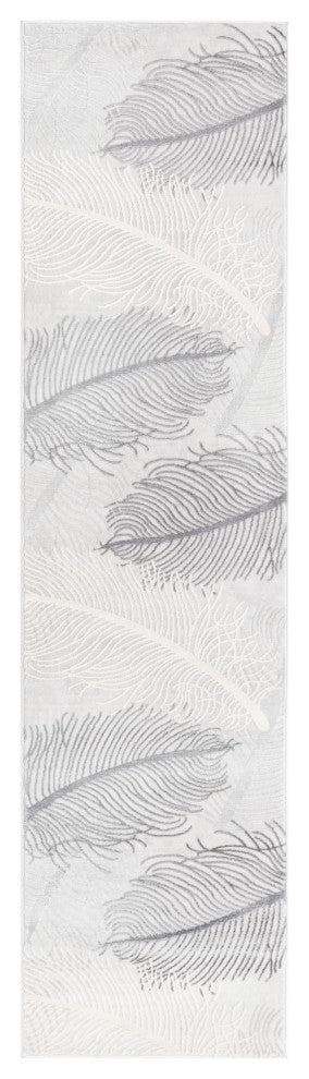 Unique Loom Camilla Finsbury Rug, Gray, 2'x8'