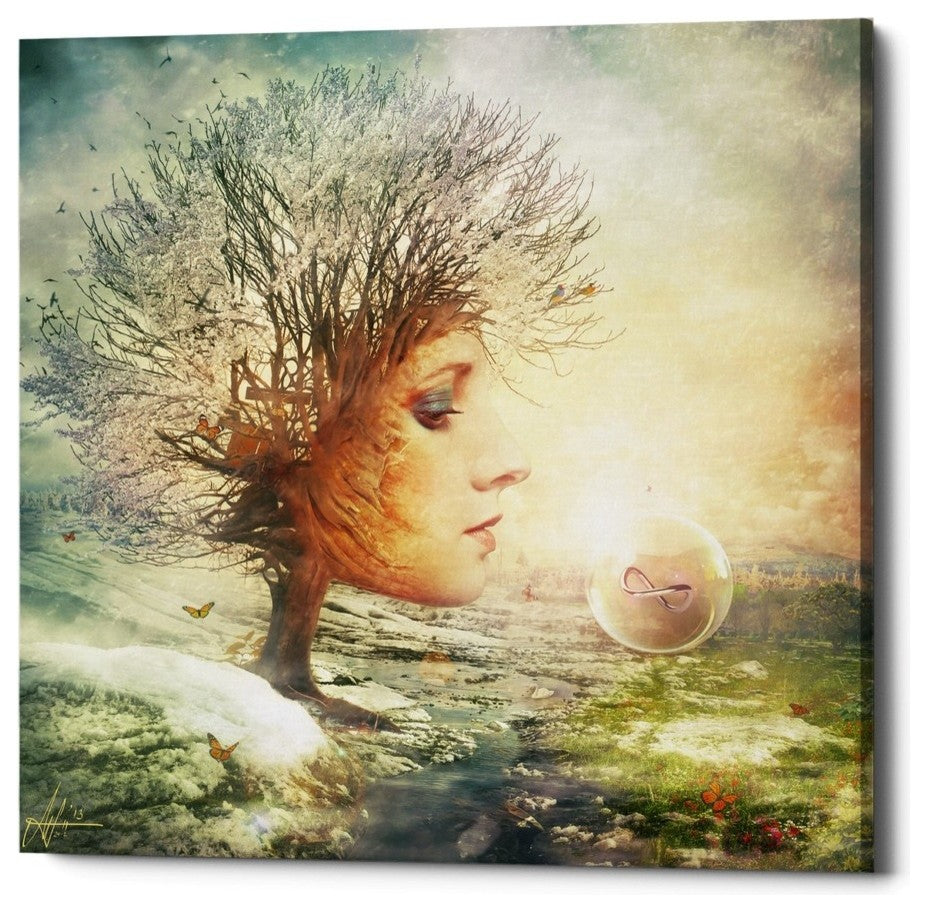 Cortesi Home "Treasure" by Mario Sanchez Nevado, Giclee Canvas Wall Art, 26"x26"