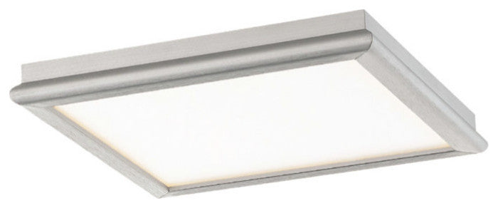 Modern Forms Neo 8" LED Flush Mount in Brushed Aluminum