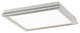 Modern Forms Neo 8" LED Flush Mount in Brushed Aluminum