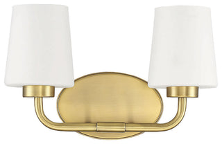 Capra, Warm Brass, 2-Light Bath