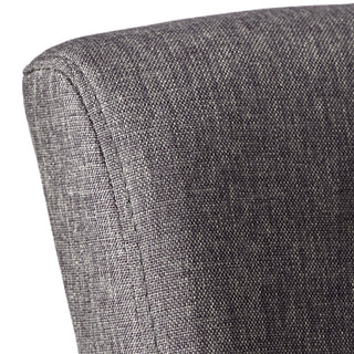 GDF Studio Nasima Brown Fabric Dining Chairs, Set of 2