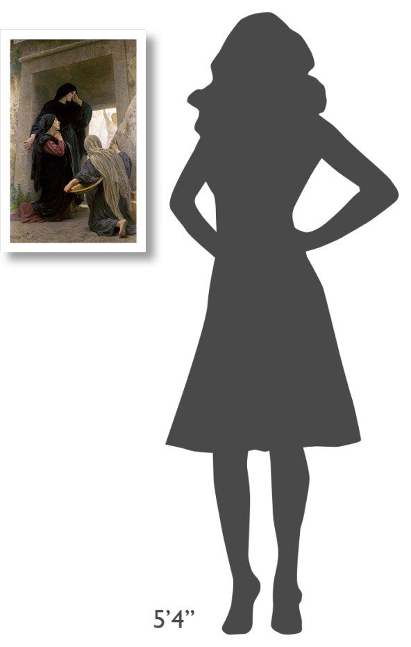 "The Three Marys at the Tomb" Paper Print by William-Adolphe Bouguereau, 16"x24"