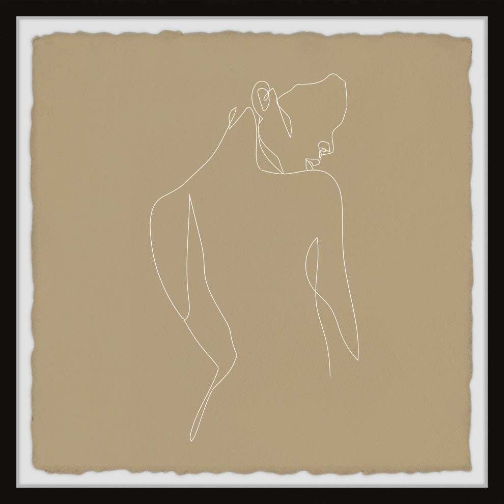 "Forget Your Past" Framed Painting Print, 12x12