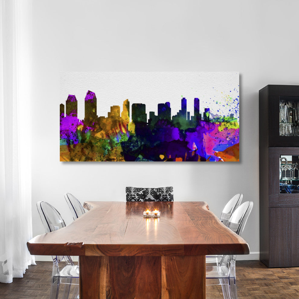 "San Diego City Skyline" Fine Art Print