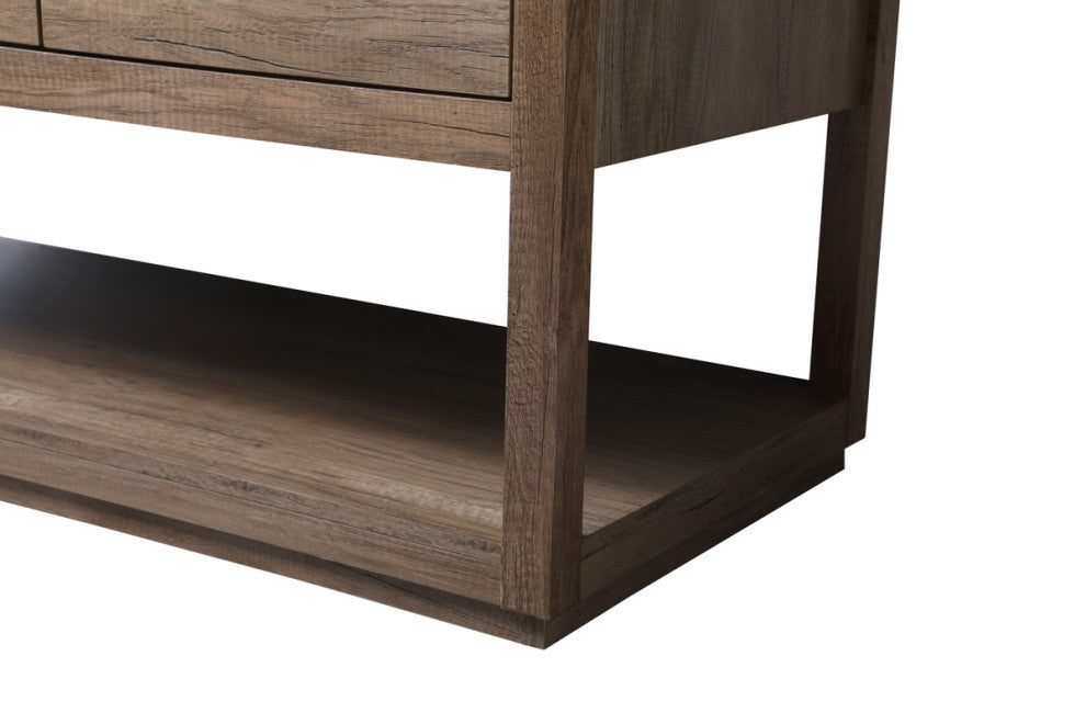Louie 54" SIngle Bathroom Vanity, Natural Oak