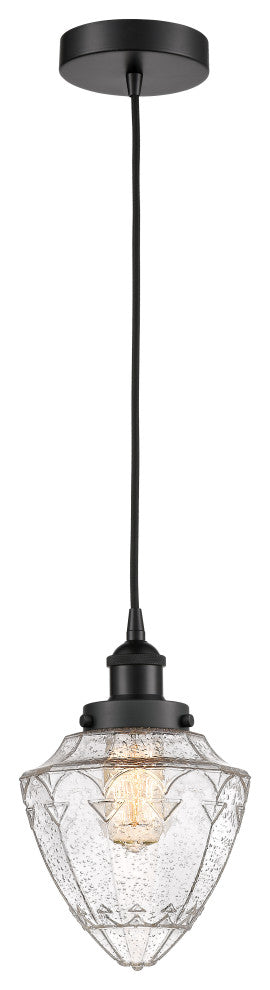 Innovations 616-1PH-BK-G664-7-LED 1-Light Mini Pendant, Matte Black