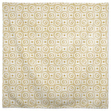 Boho Circles Yellow 4 58x58 Tablecloth