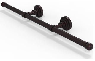 Dottingham Wall Mounted Horizontal Guest Towel Holder, Antique Bronze