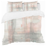 intersect Ii Gray Shabby Duvet Cover Set, King