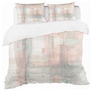 intersect Ii Gray Shabby Duvet Cover Set, King