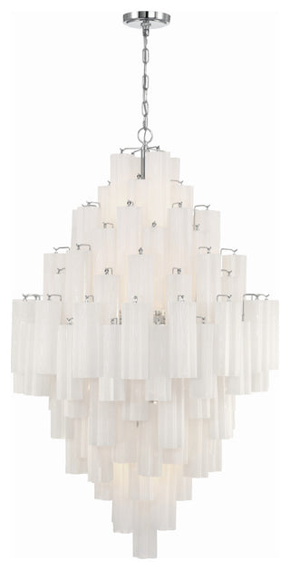 Crystorama Addis 20 Light Polished Chrome Chandelier