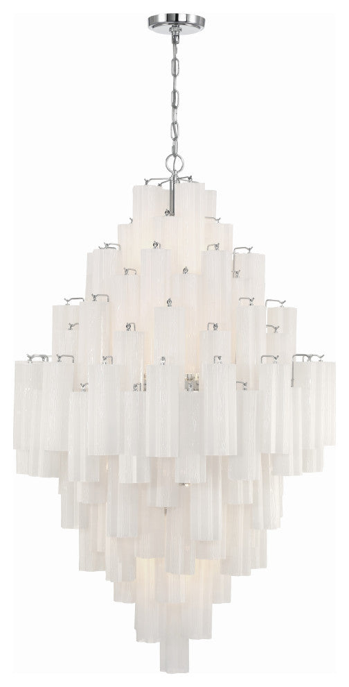 Crystorama Addis 20 Light Polished Chrome Chandelier