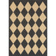 Nuloom Sabina Diamond Trellis Indoor/Outdoor Area Rug, Dark Grey 5'x8'