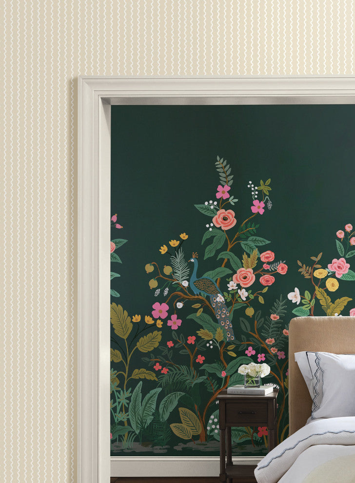 Rickrack Linen Wallpaper