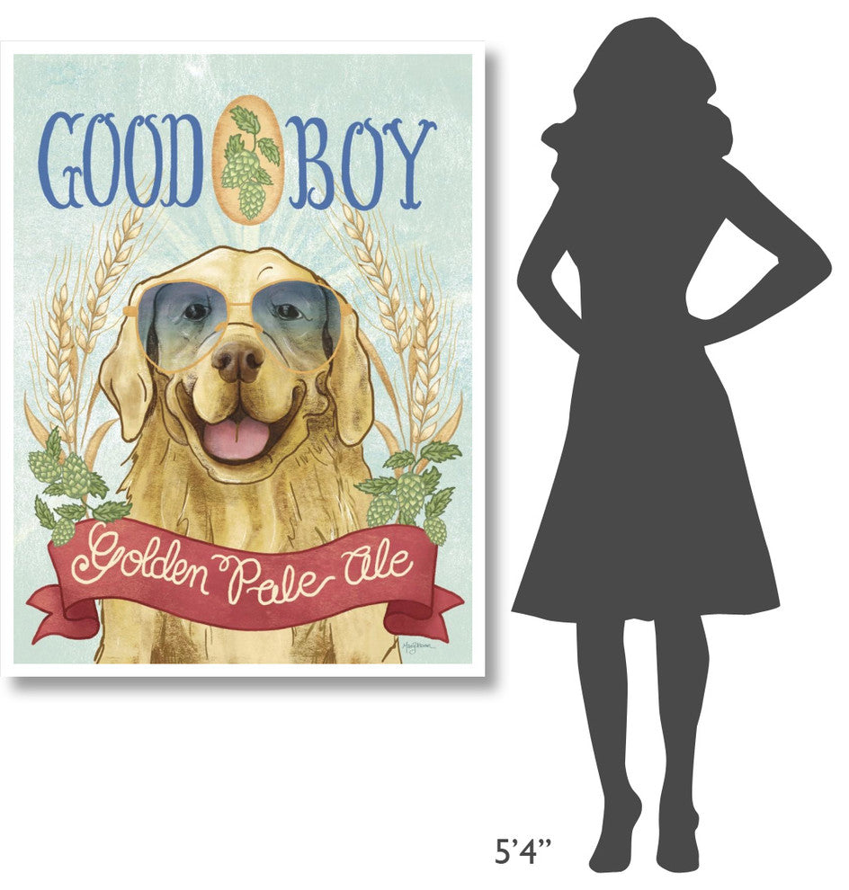 "Beer Dogs II" Digital Paper Print by Mary Urban, 38"x50"