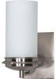Nuvo Polaris 1-Light Incandescent Vanity and Wall Light Fixture, Brushed Nickel