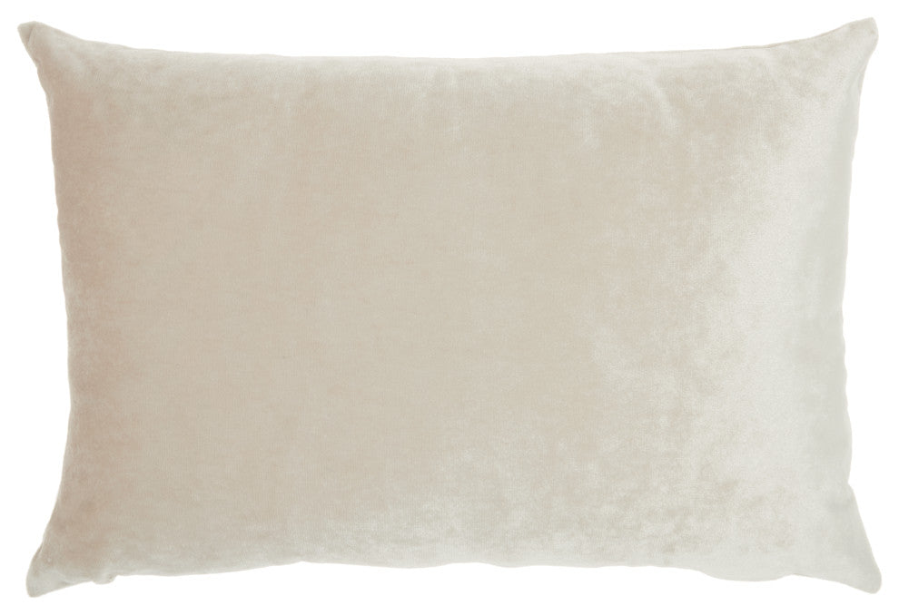 Nourison L1773 Throw Pillow, Beige, 12" x 18"