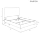 Bed, Velvet Caribbean, Queen