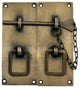 Two-Piece Rectangular Latch With Handle