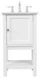 Matilda 19" Single Bathroom Vanity Set, White