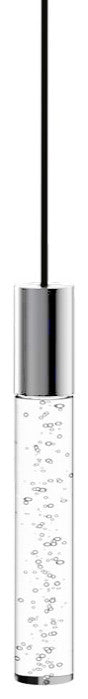 Bubbles 1" Acrylic Light Guide Single Pendant - 3W - Polished Chrome