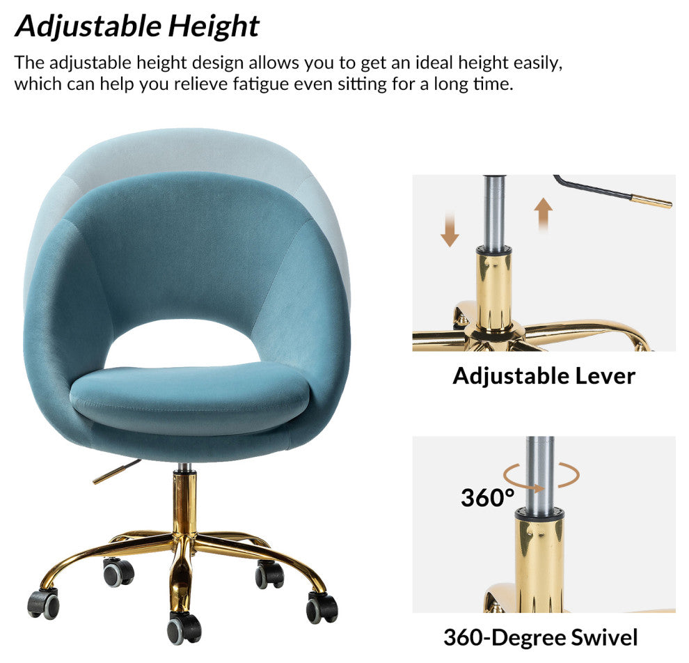 Savas Task Chair, Blue