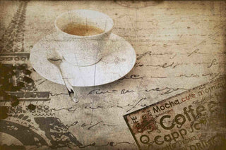 "Coffee Drink" Painting Print on Canvas by Irena Orlov