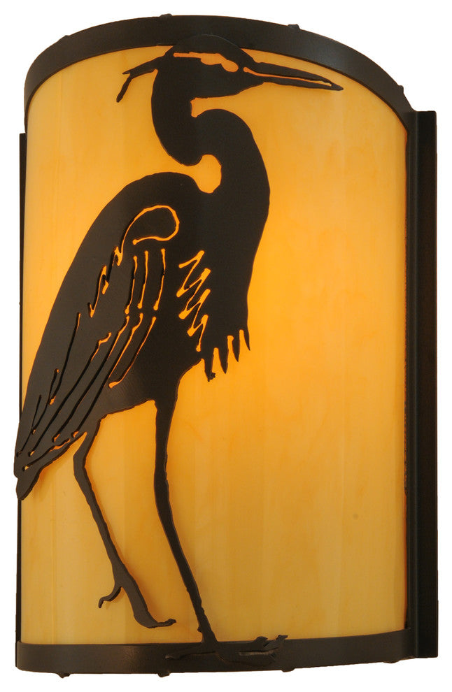 8W Heron Wall Sconce