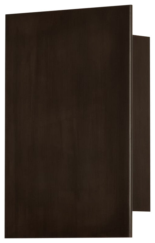 Tersus Outdoor LED Sconce, Uplight/Downlight, Antique Bronze, Soft White