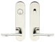 Waterfall Lever, Tubular Entry Single Cylinder, RH, Polished Stainless Steel