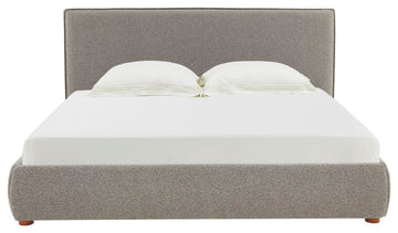 Safavieh Couture Callahan Boucle Bed, Light Grey, King