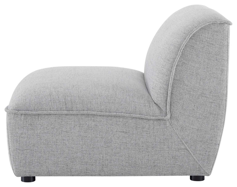 Armchair and Sofa Set, Fabric, Gray, Modern, Living Lounge Hospitality