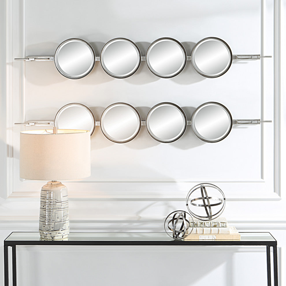 Uttermost 09842 Button Silver Mirror