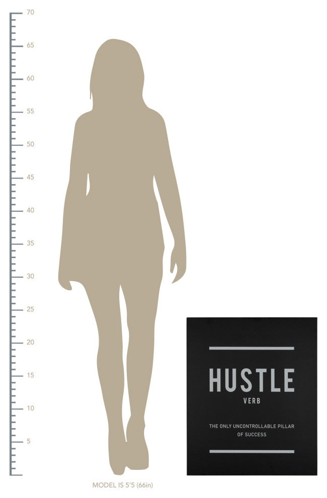 Black and White Hustle Modern Wall Art