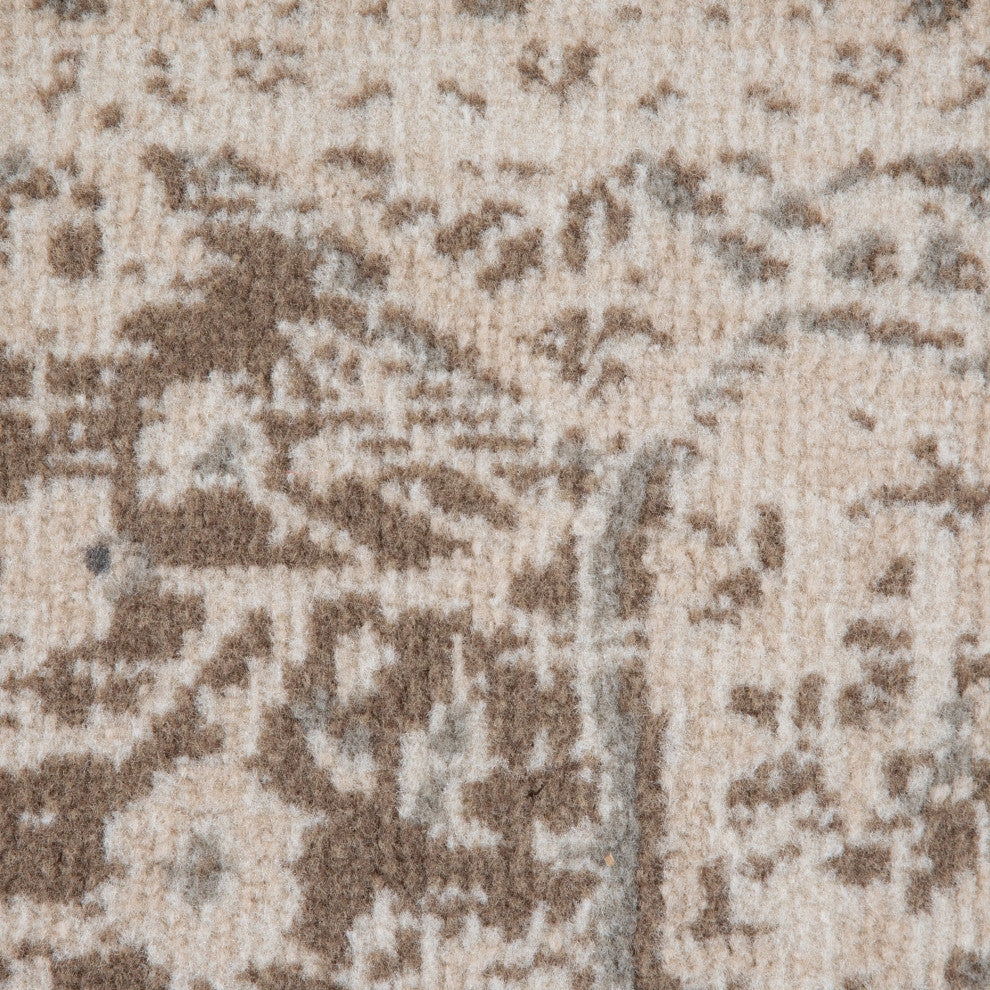 Alpine Imara Area Rug, Cream, 6'7" x 9', Medallion