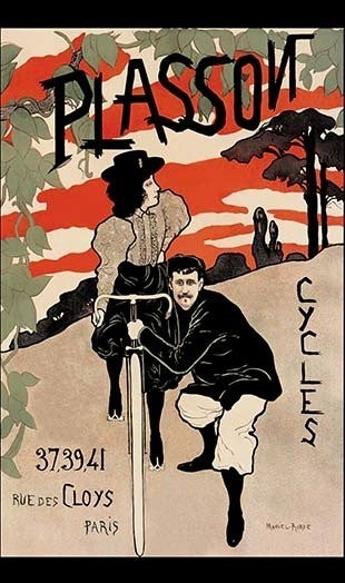 Plasson Cycles- Canvas Poster 20" x 30"